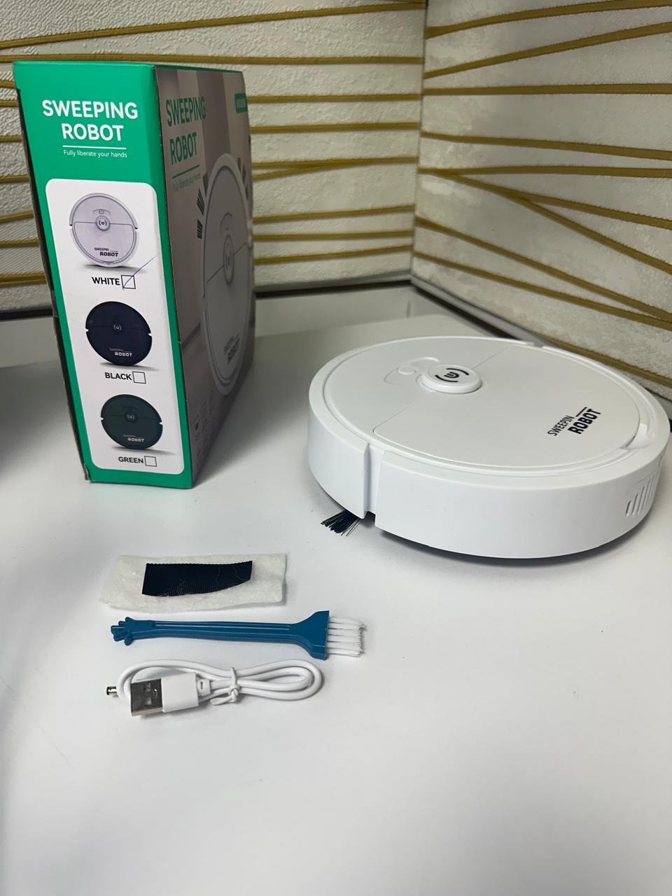 Robot Aspirador 3 Cepillos | Barre, Aspira y Trapea Automáticamente