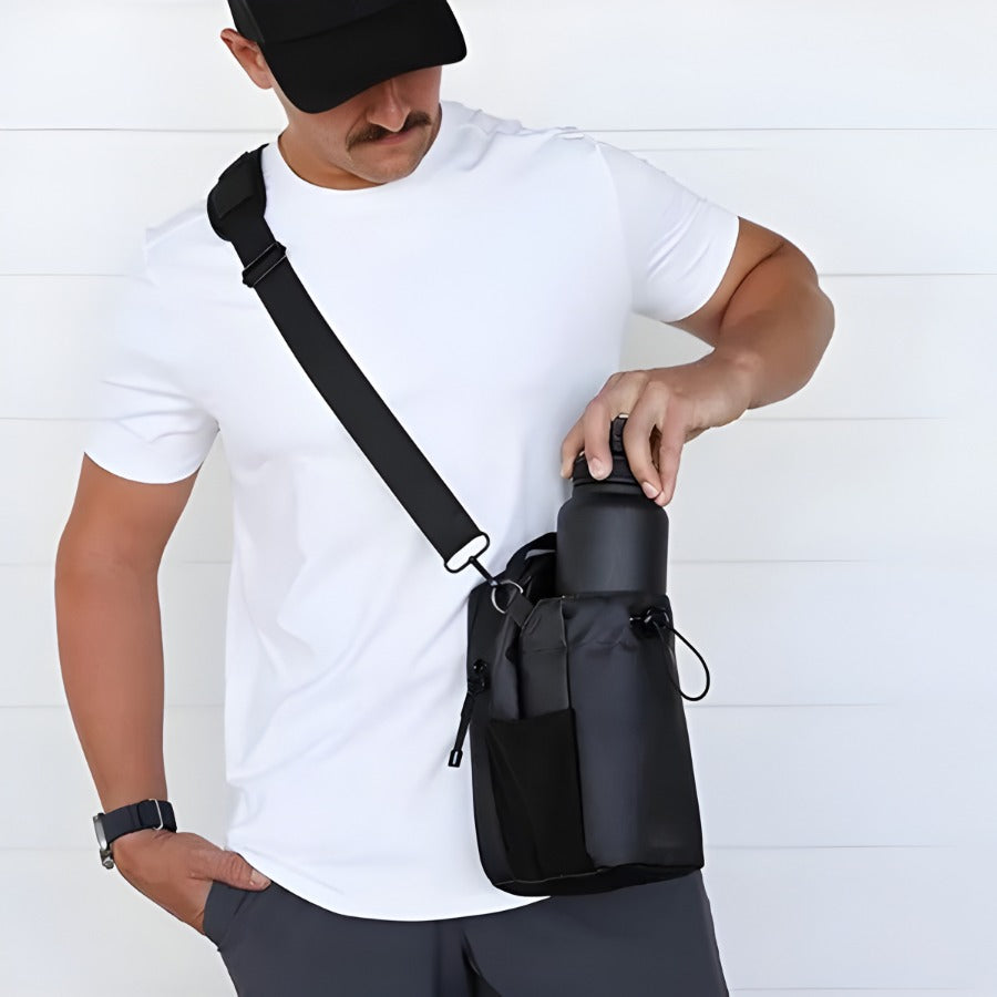 Bolso Magnético para Gym | Se Adhiere a Máquinas | Porta Celular, Botella y Llaves