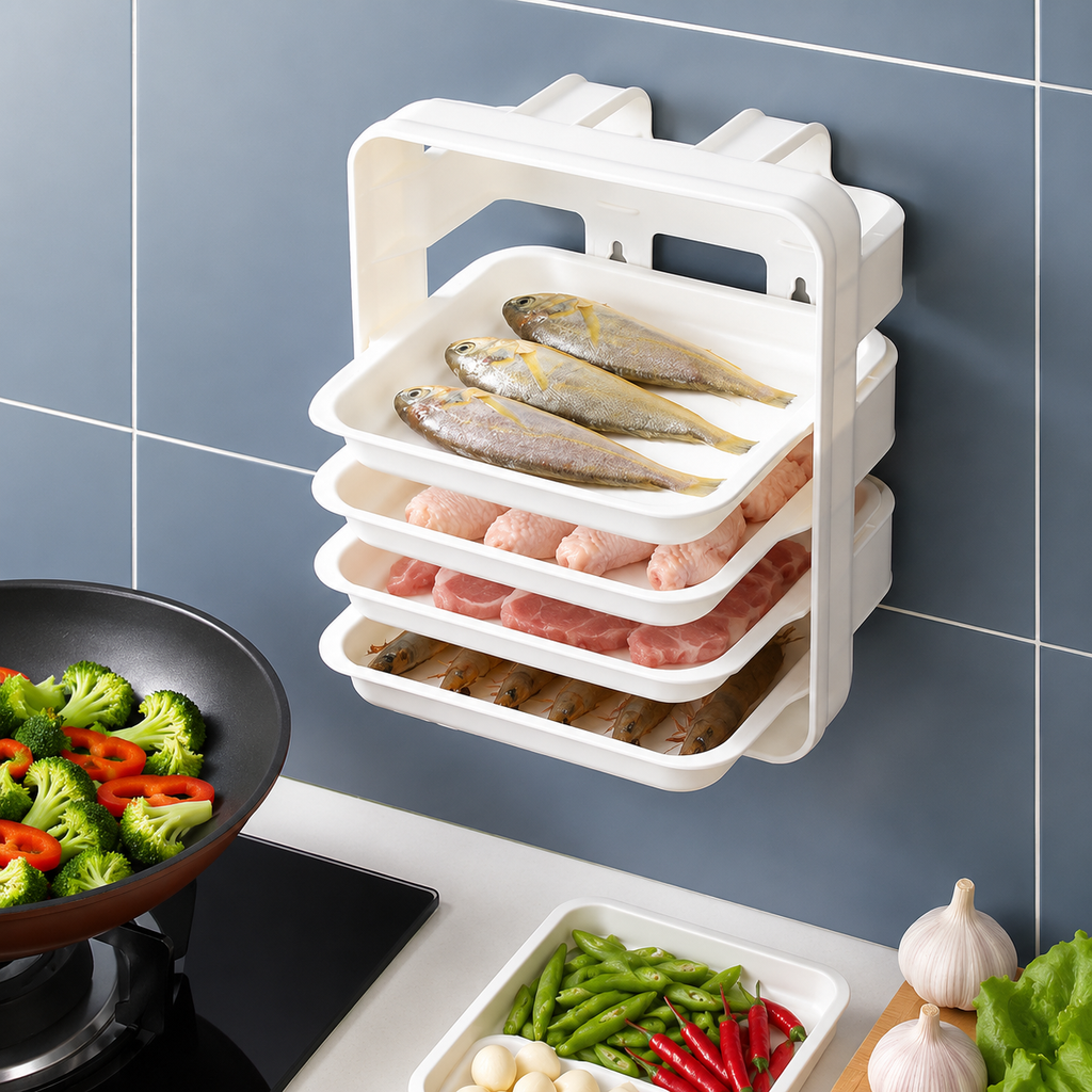 Organizador Vertical de Cocina de 6 Niveles