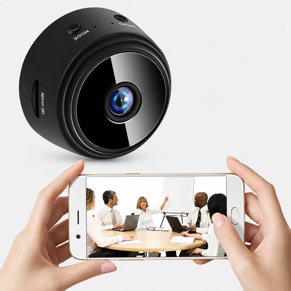 Mini Cámara de Seguridad WiFi A9 | Visión Nocturna | Detección de Movimiento