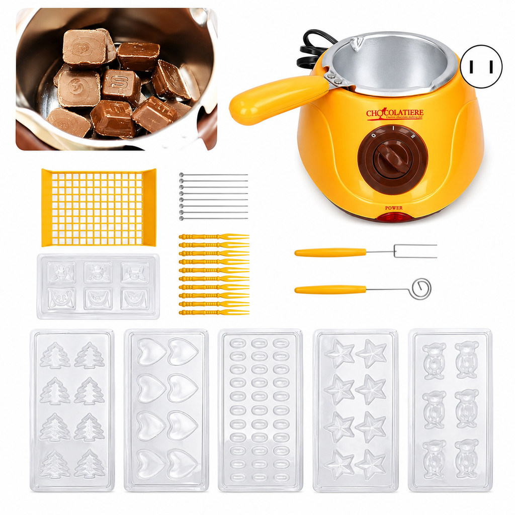 Máquina Eléctrica para Derretir Chocolate | Temperatura Controlada | Repostera y Fondue
