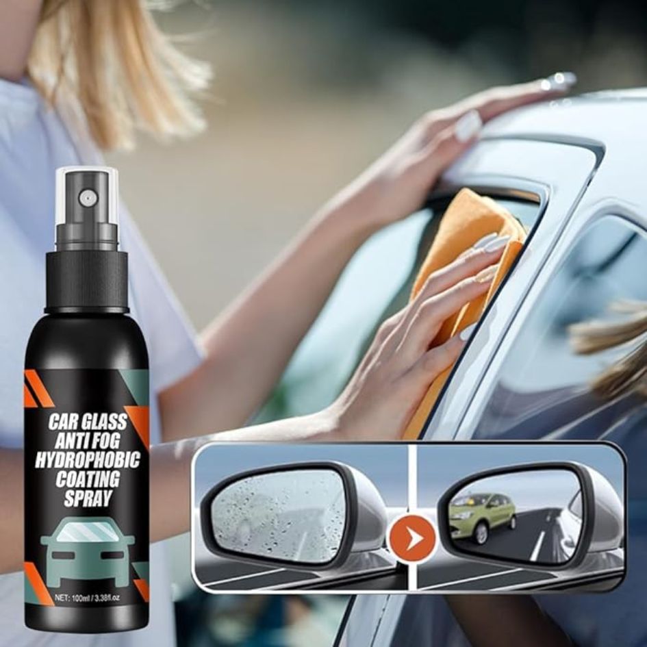 Spray Anti Empáño Hidrofugante para Cristales de Coche | Visibilidad Total