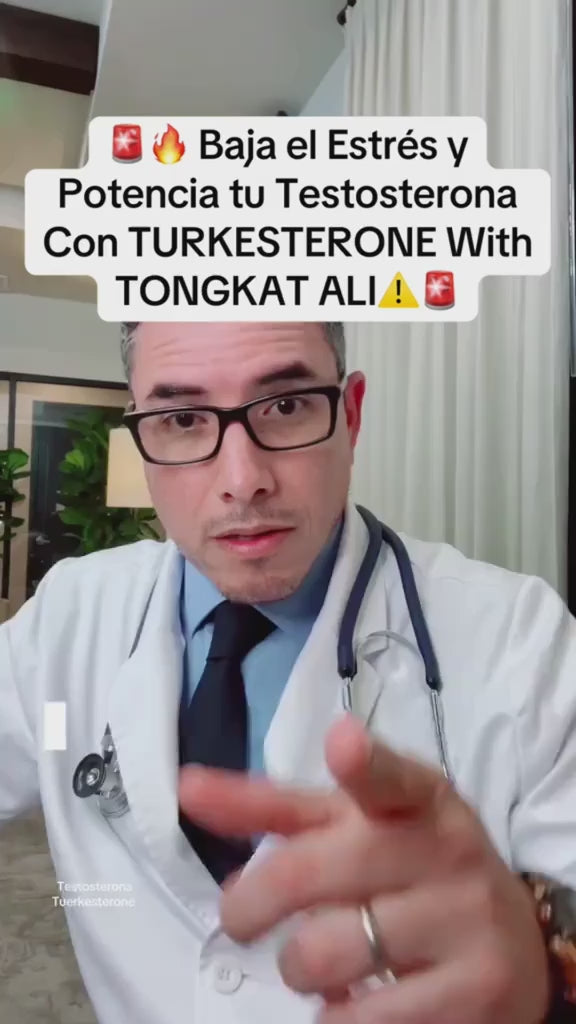 Turkesterone 1500mg + Tongkat Ali | 120 Cápsulas Veganas | Fuerza y Masa Muscular